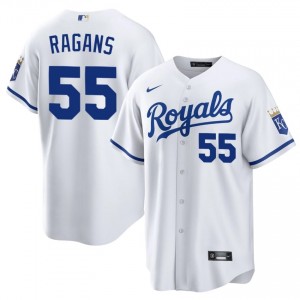 KC Royals Cole Ragans #55 White Men Baseball Jersey | 2026 Season Exclusive 21058444