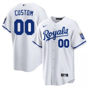#00 Custom Pro-Grade Men Baseball Jersey | KCR White Fan Gear 62299549