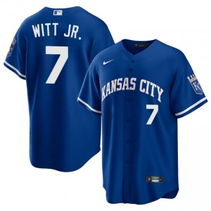 Bobby Witt Jr. #7 Kansas City Royals Baseball Jersey | MLB Men Royal Sewn Edition 15597933