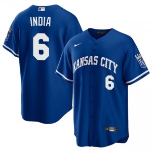 Jonathan India #6 Kansas City Royals Baseball Jersey | Exclusive Men Royal Sewn Edition 22429038