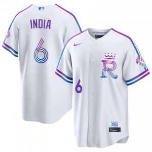 KC Royals Jonathan India #6 White Men City Connect Baseball Jersey | 2026 Season Official 20861047