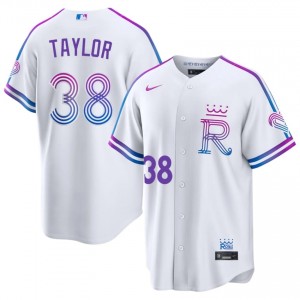 KC Royals Josh Taylor #38 White Men City Connect Baseball Jersey | 2026 Season MLB 29209878