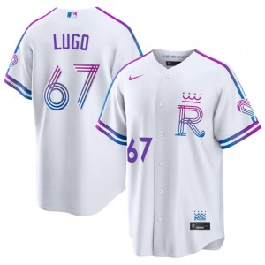 KC Royals Seth Lugo #67 White Men City Connect Baseball Jersey | 2026 Season Replica 68405361