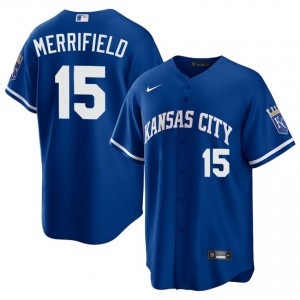 Whit Merrifield #15 Kansas City Royals Baseball Jersey | Classic Men Royal Sewn Edition 49946110