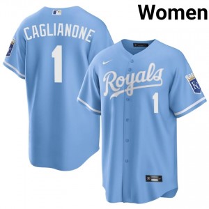 Blue Jac Caglianone #14 KC Baseball Sewn Jersey | Game Women Fit 46077529