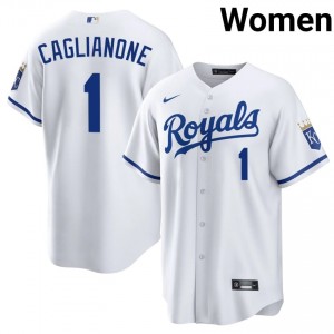Jac Caglianone #14 Kansas City Royals Baseball Jersey | Replica Women White Embroidery Edition 49146995