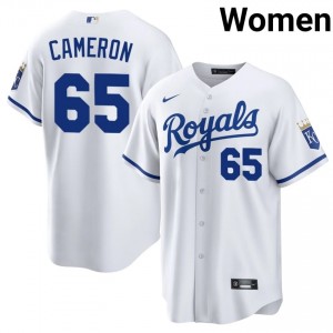 Noah Cameron #65 Kansas City Royals Baseball Jersey | Pro-Grade Women White Embroidery Edition 75057275