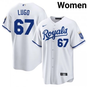 Seth Lugo #67 Kansas City Royals Baseball Jersey | Classic Women White Embroidery Edition 70834971