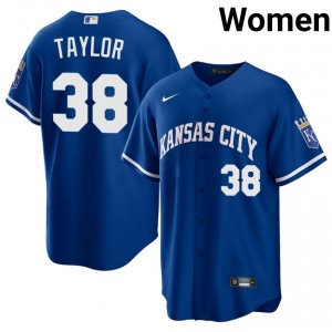 KC Royals Josh Taylor #38 Royal Women Baseball Jersey | 2026 Season Game-Day 42453535
