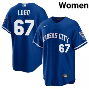 KC Royals Seth Lugo #67 Royal Women Baseball Jersey | 2026 Season Durable 56735611