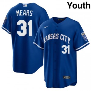 Nick Mears #31 Kansas City Royals Baseball Jersey | Professional Youth Royal Embroidery Edition 88010279