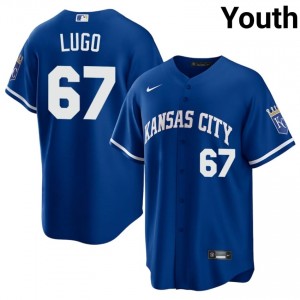 Royal Seth Lugo #67 KC Baseball Embroidery Jersey | Iconic Youth Fit 35200899